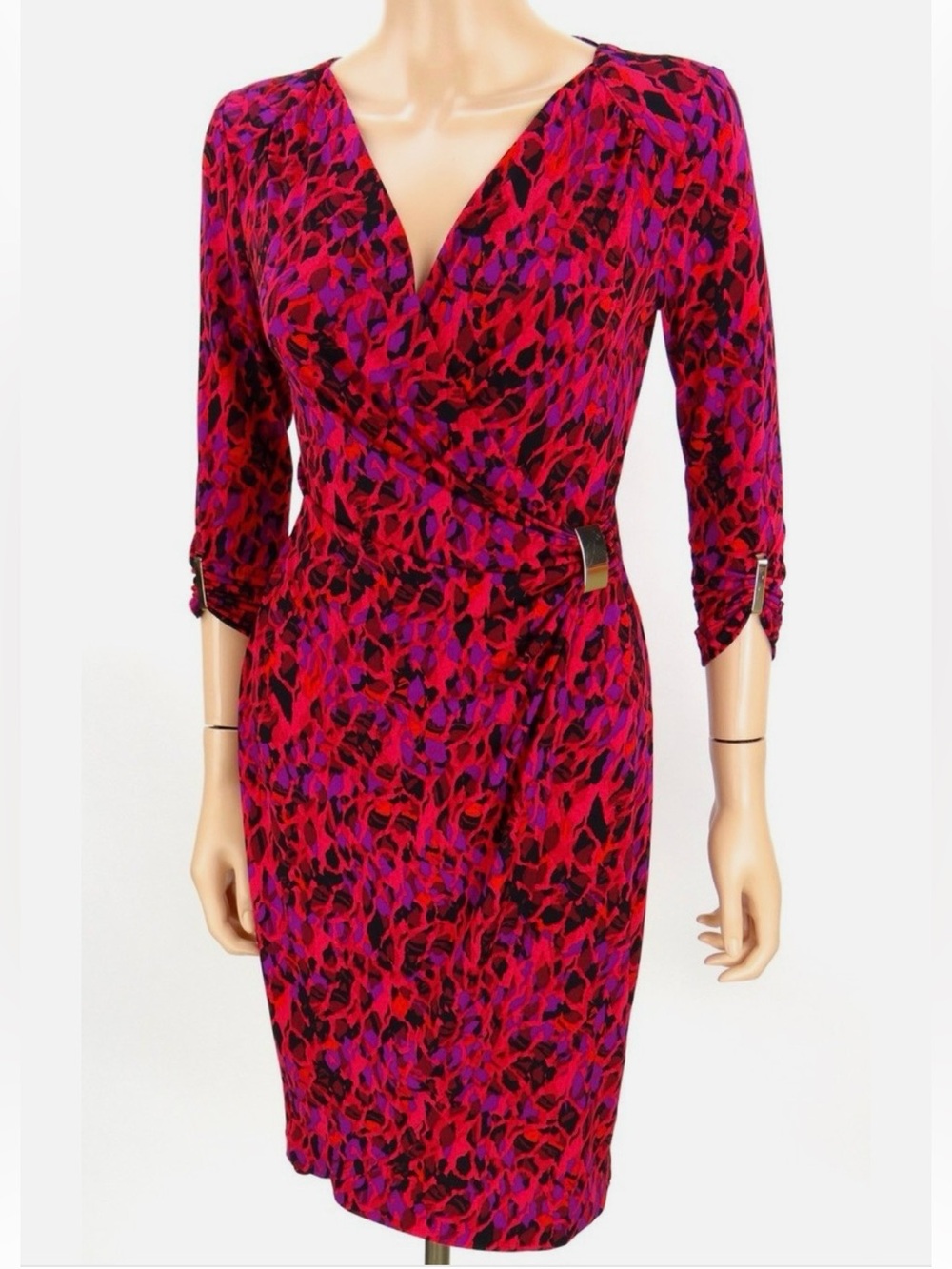 Y2K Cache faux wrap dress. Size medium.